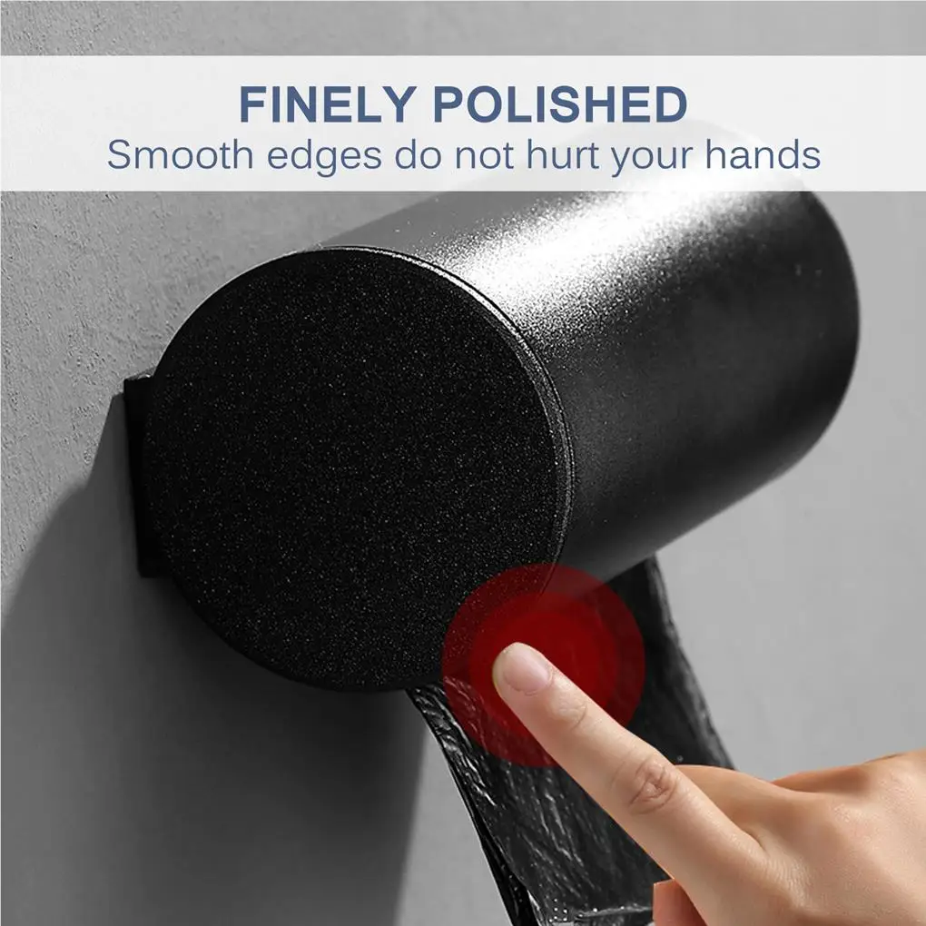 

Garbage Bag Dispenser Wall Holder Storage Case Serrated Organizer