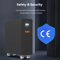 PowMr 300AH LiFePO4 batterie 48V 15KWH batteries batterie au Lithium solaire énergie domestique 6000 + Cycle peut BMS jusqu'à 16 pouces parallèles 3
