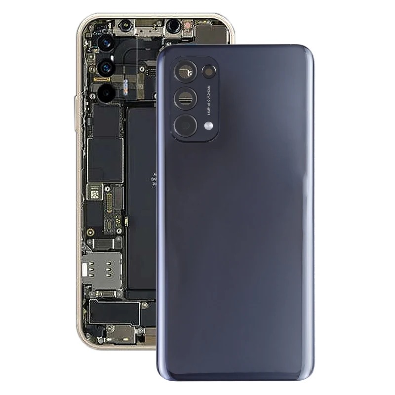 

Original Battery Back Cover for OPPO Reno5 5G / Find X3 Lite PEGM00, PEGT00, CPH2145 Phone Rear Housing Case Replacement