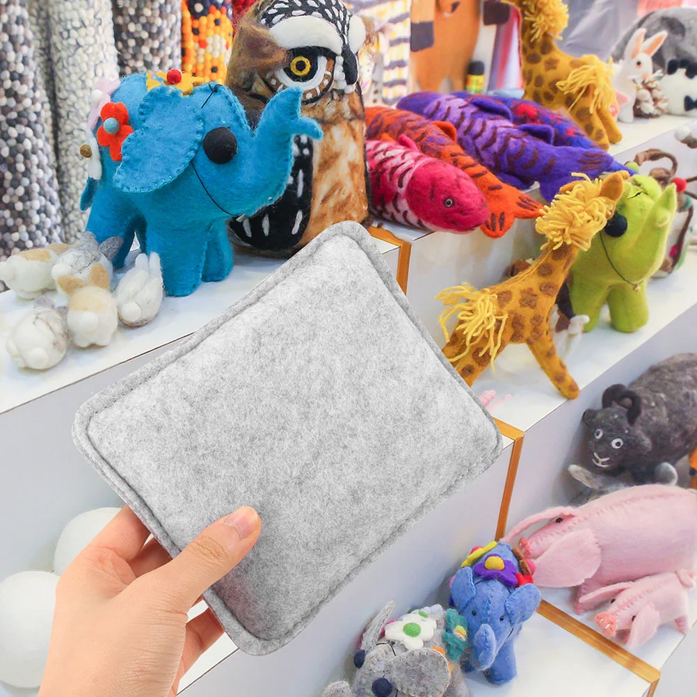 2 Pcs Felt Pad Needle Felting Mat Craft Toolkit Diy Package Household Felting Bases Outdoor Cushions Crafts Sewing