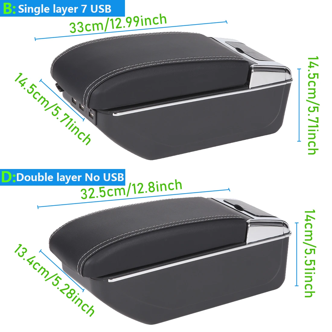 혼다 재즈 팔걸이 혼다 피트 재즈 1 2003-2007 차량용 팔걸이 박스 개조 액세서리 차량 수납 박스 간편 설치