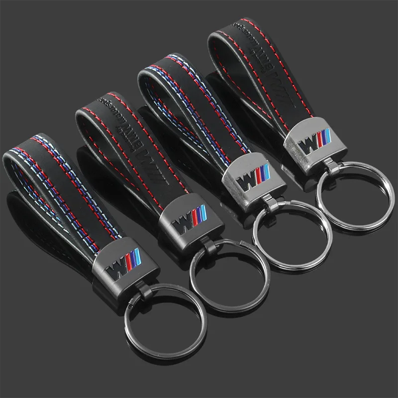 3색 자동차 엠블럼 키 폴브 키링 키 체인 장식 (BMW M X1 X2 X3 X4 X5 G30 G32 자동차 실내 개조 액세서리)