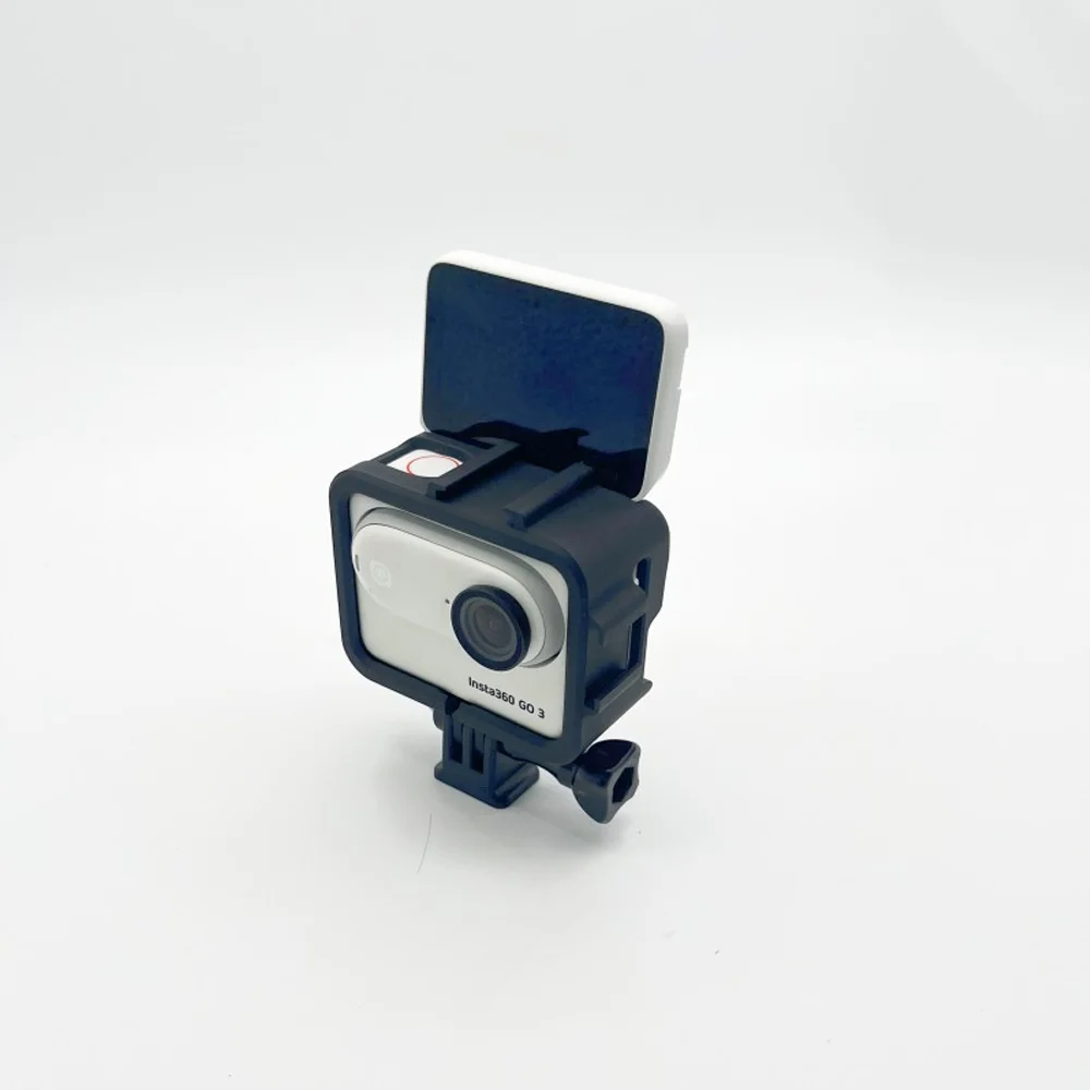 GO 3/3S Accessories Frame Cage Protective Housing Case with Cold Shoe Mount For Insta360 GO 3 3S Action Camera Accessories