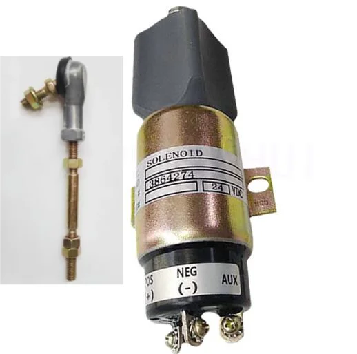 

24V 3864274 1751-2467U1B1S5A 1751ES-24E7U1B1S5 SA-3933-24 SA-3766T-24 Fuel Shut Off Stop Shutdown Solenoid Valve E200B E320B S6K