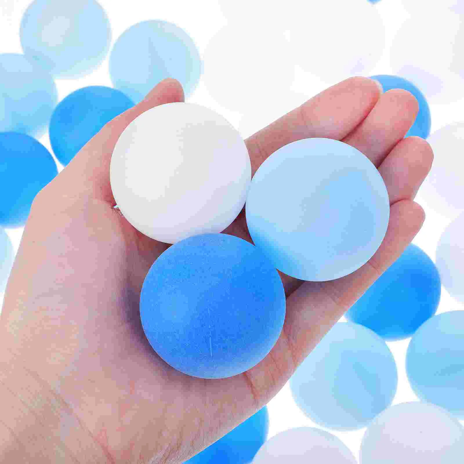 120 Pcs Frosted Table Tennis Ball Pingpong Plastic Balls Bulk for Games Pp Small Color
