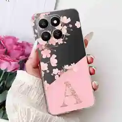Fashionable Crown Flower Soft Silicone TPU Phone Case - 6.77 for Honor 400 Smart 5G (3A)