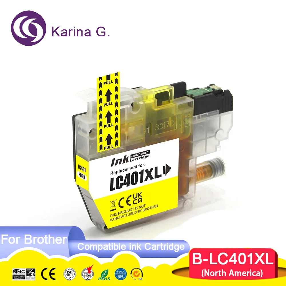 High capacity LC401XL LC 401XL Premium Compatible Ink Cartridge For MFC-J1010DW