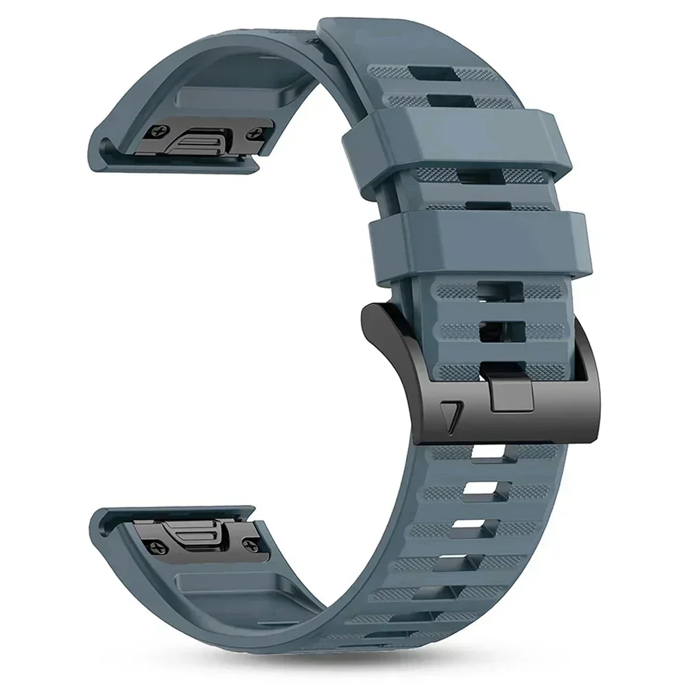 Enhanced Silicone QuickFit Strap - 26mm 22mm Adjustable Watch Band Bracelet