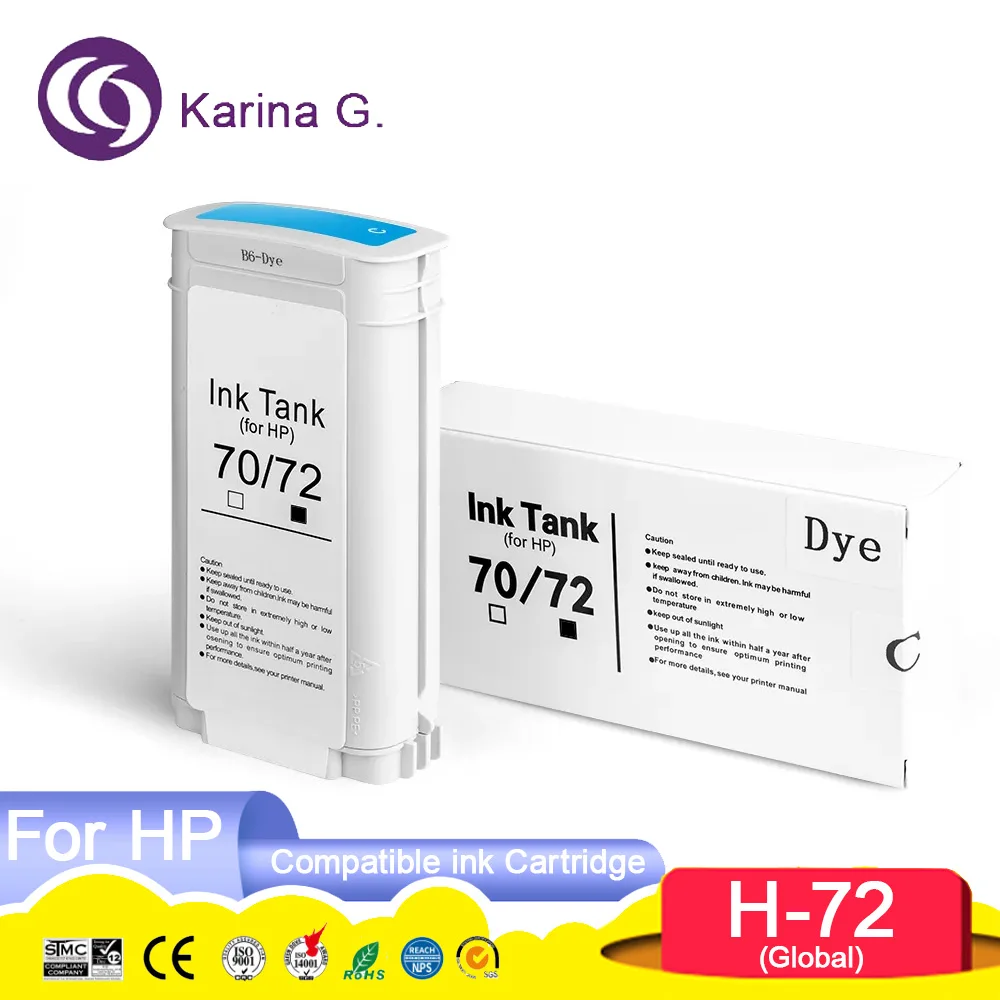 72 With Dye ink Premium Compatible InkJet Ink Cartridge for 72 T770 T790 T1120
