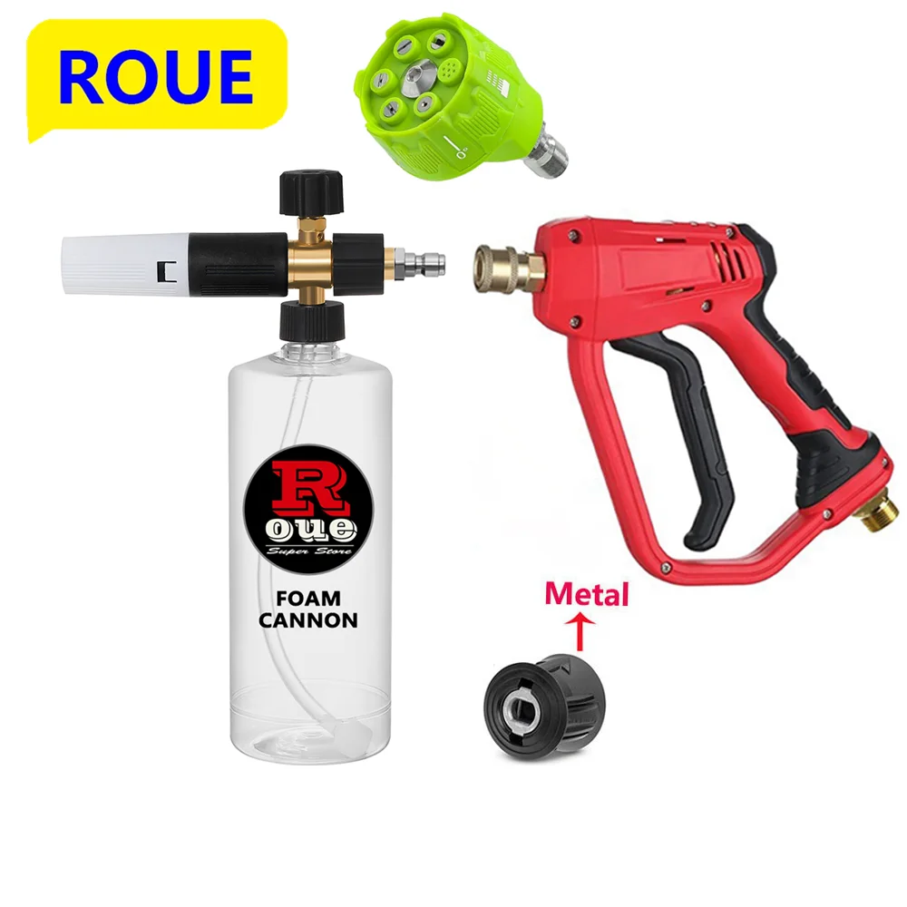 Tool Daily Foam Cannon for Pressure Washer, Adjustable Foam Blaster, Snow  Foam Lance with M22 and 1/4 Inch Quick Connect, Additional Orifice Nozzle