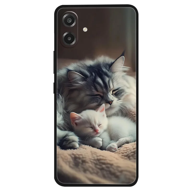Cute Flower Print Soft Silicone Case - Enhanced Protection Cover