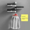 Soap Holder No Punching 180° Rotatable 4 Layers Soap Box Container Toilet Bathroom Wall Mounted Soap Holder Bathroom Storage Box 3