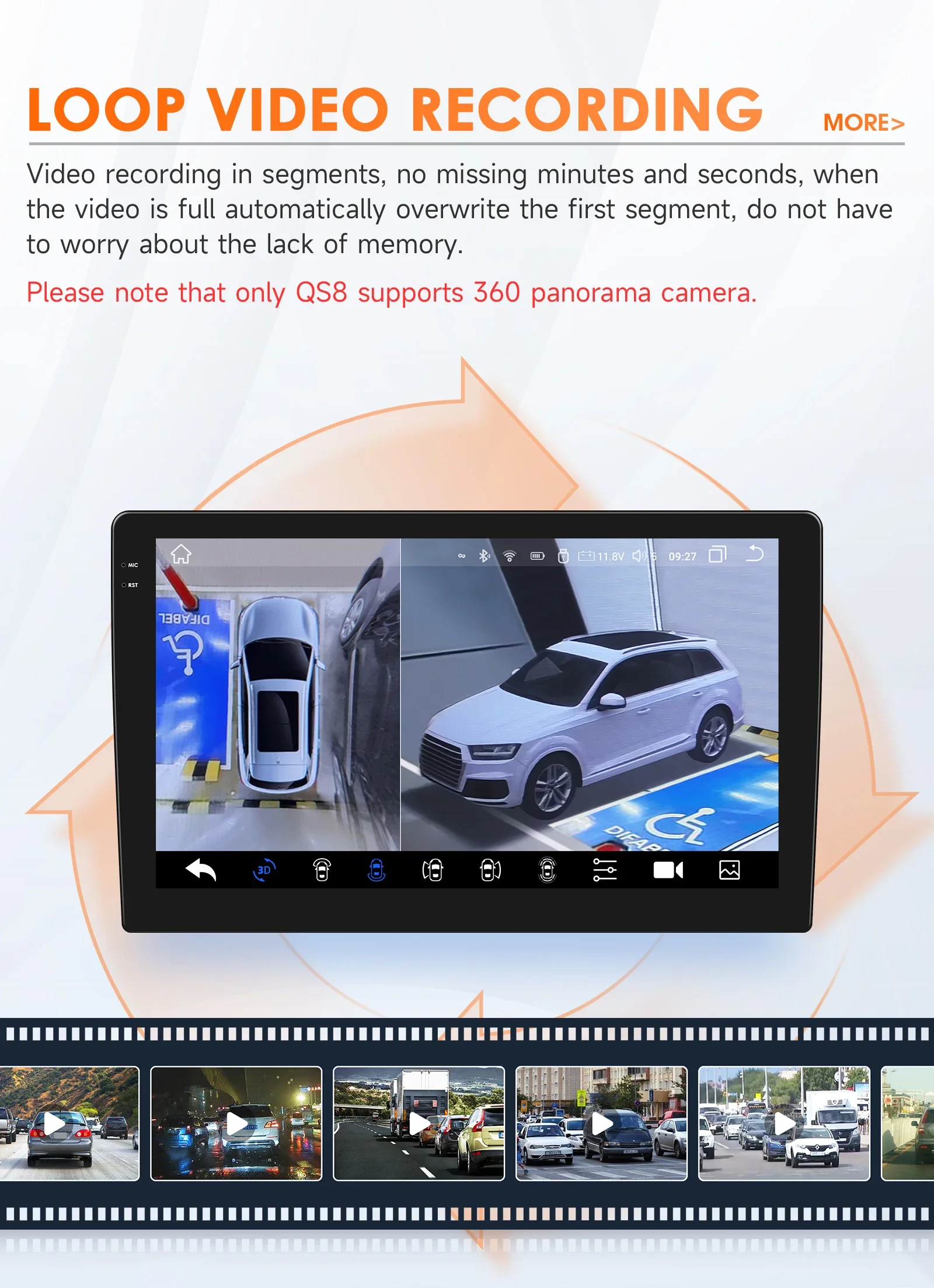 Hizpo 2Din 9 Zoll Android Autoradio für Citroen C2 C3 2002–2006 Auto CarPlay 4G BT SWC GPS RDS DSP Snapdragon 6115 360 ° CAM – Detail 21