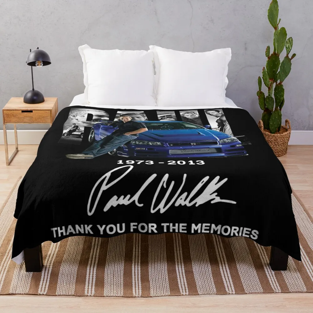 

1973-2013: Remembering Páúl Wálkér and His Impact Throw Blanket Summer Beddings Decorative Throw Blankets