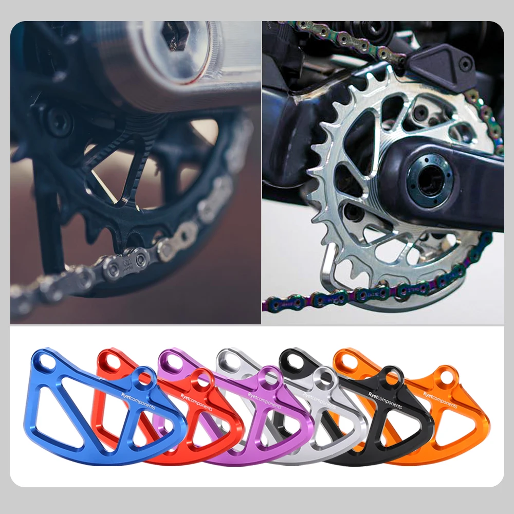 Bicycle Chain Guide Bicycle Chain Guard RYET MTB Bash Guard For Bicycle Chain Guide