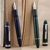 MAJOHN Final Craftsman P136 Resin Pen Metal Copper Piston Ink Absorbing Visual Ink Window Gift Pen Writing Practice Ink Pen 5