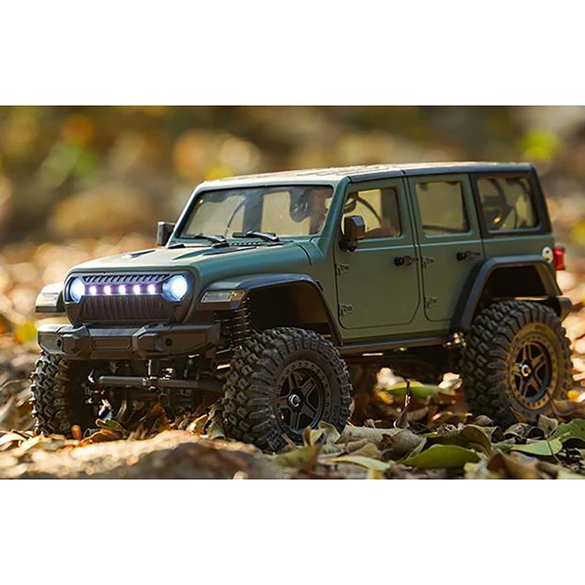 Gift 1/18 RC Rock Crawler Car 4WD Remote Control Simulation Off Road Car C8801 RTR Crawler Motor ESC LED Lights Vehicle Toys 2