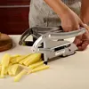 Cutting Potato Machine Multifunction Stainless Steel Cut Manual Vegetable Cutter Tool Potato Cut Cucumber Fruits And Vegetables 2