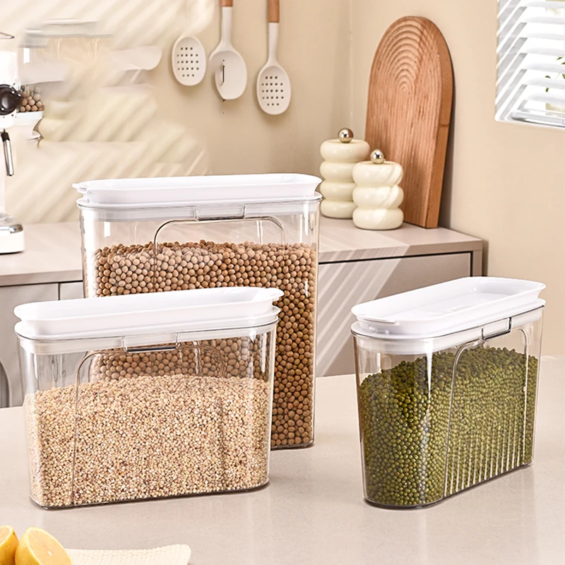 Transparent Sealed Moisture-Proof Insect Proof Storage Tank For Miscellaneous Grains Pet Grain kitchen storage box rice storage box food storage pots food storage container food storage can food storage box storage box