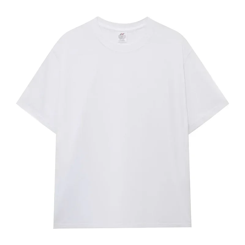 

2024 Summer New Cotton Short-Sleeved T-Shirt Round Neck Half-Sleeved Top