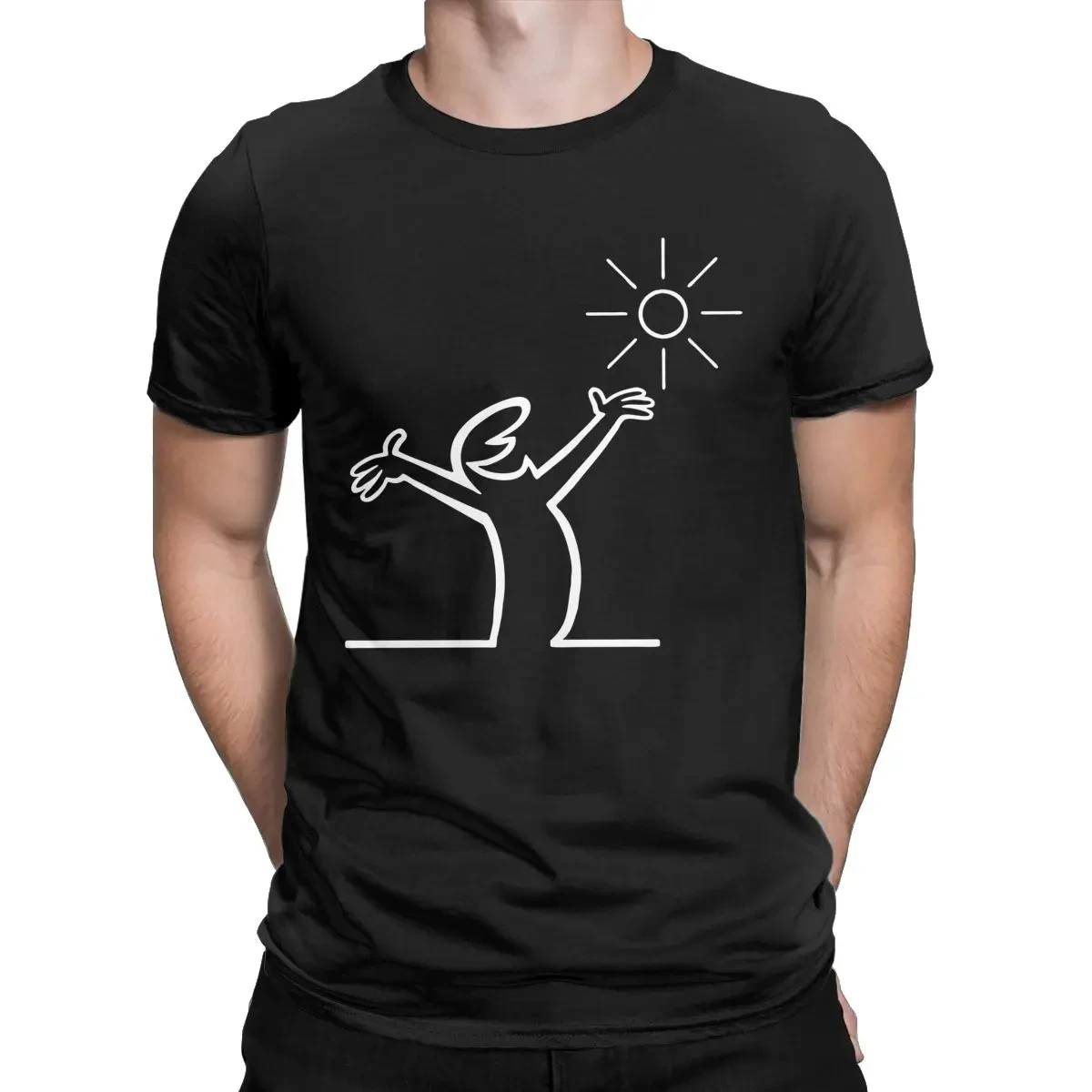 Men's Versatile Cotton Printed T-Shirt - Casual, Comfortable & Trendy
