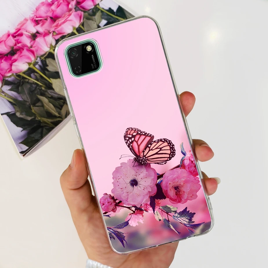 Stylish Painted Clear Silicone Phone Case - Soft Protective Cover