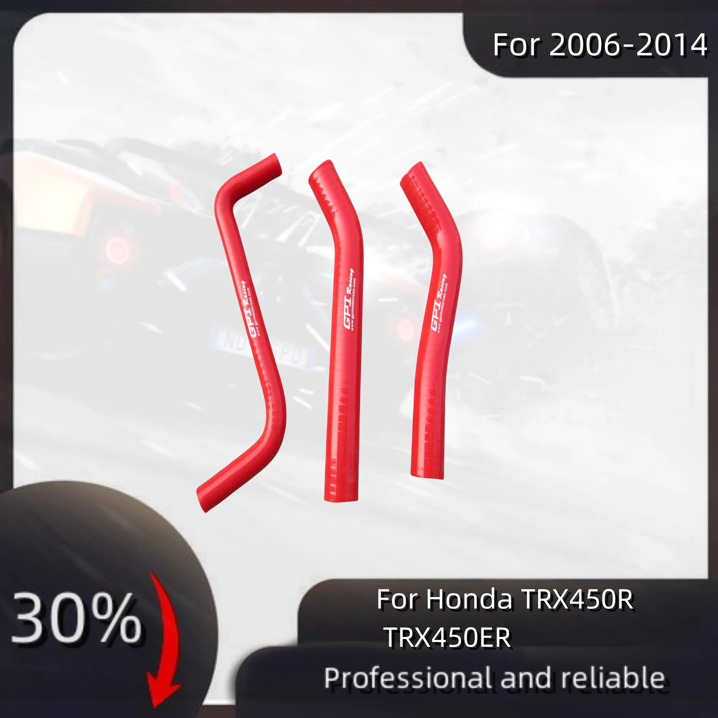 

For Honda TRX450R TRX450ER 2006-2014 TRX 450 R ER Silicone Radiator Hose Pipe Tube Kit 2006 2007 2008 2009 2010 2011 2012 2013