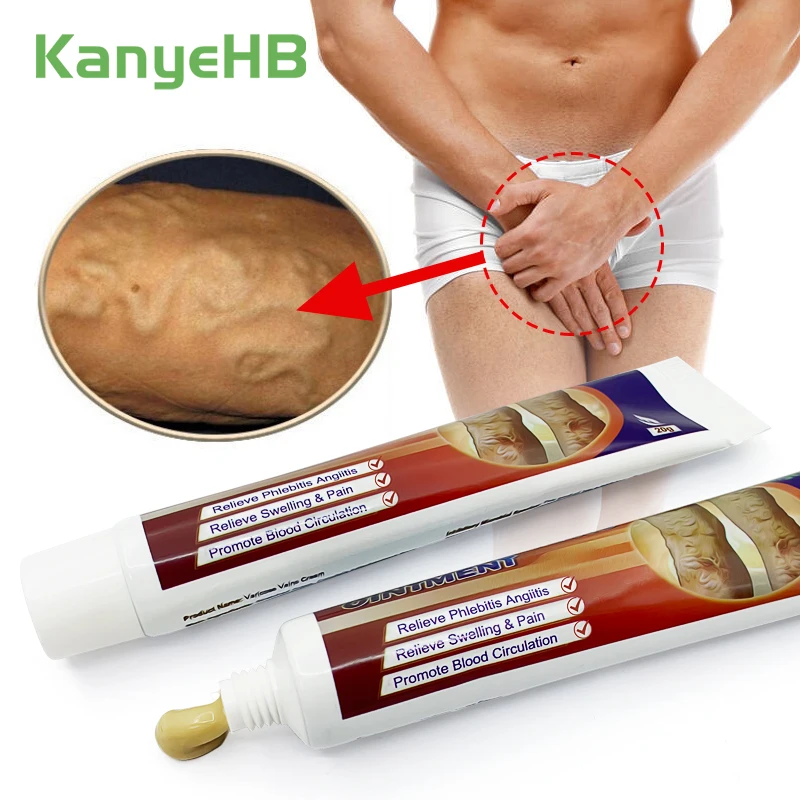 Men's Varicose Vein Ointment 1pcs Groin Pain Varicocele Cream Scrotum Swelling And Pain Improve Decreased Sexual Function G010 pain relief cream skin care ointment