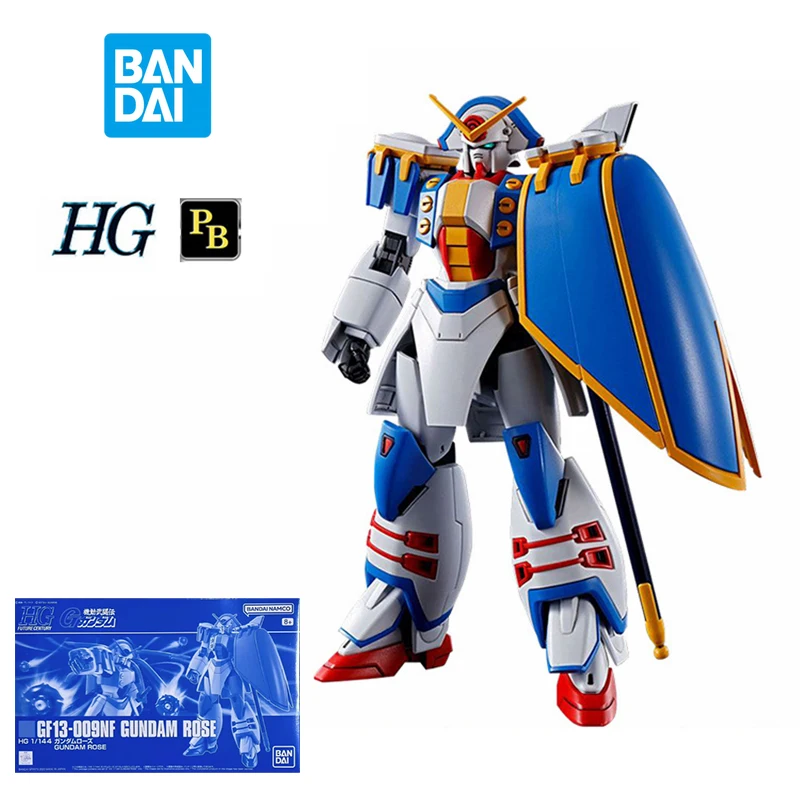 

Bandai Model Kit GUNDAM HGFC 1/144 GF13-009NF GUNDAM ROSE Action Figure Anime Assembly Model Doll Toys Gifts for Children
