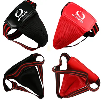 Red Black MMA Groin Guard 1