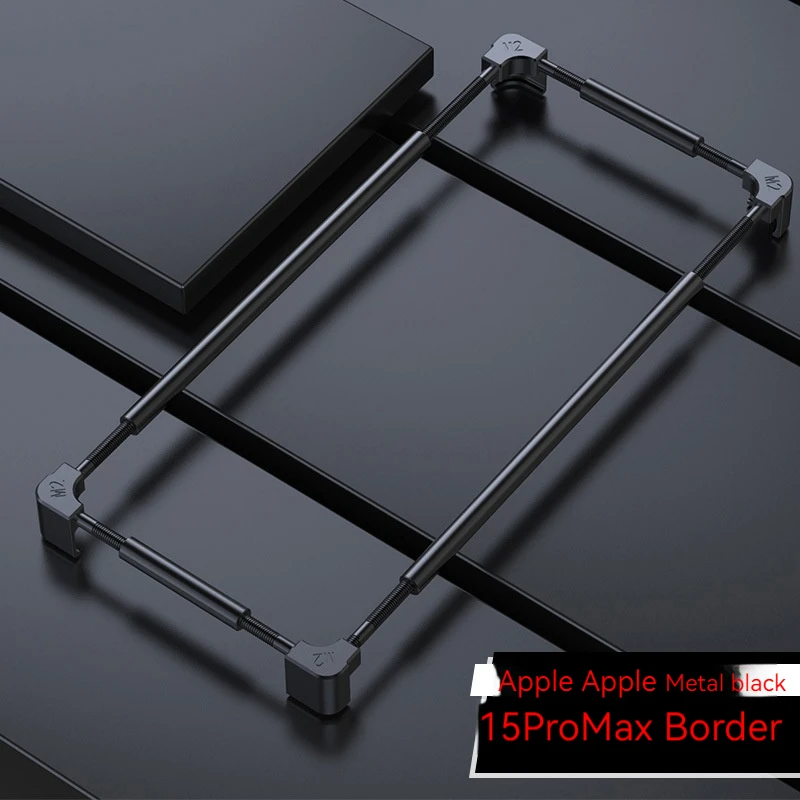 Metal Aluminum Alloy Frame  For IPhone 14 15 Pro Plus ProMax Adjustable Four-sided Protection Anti Drop Protection Ba