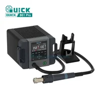 QUICK 861 Pro Hot Air Rework Station Soldering Station Intelligent Digital Display 1300W Desoldering Station For PCB Chip Repair 1