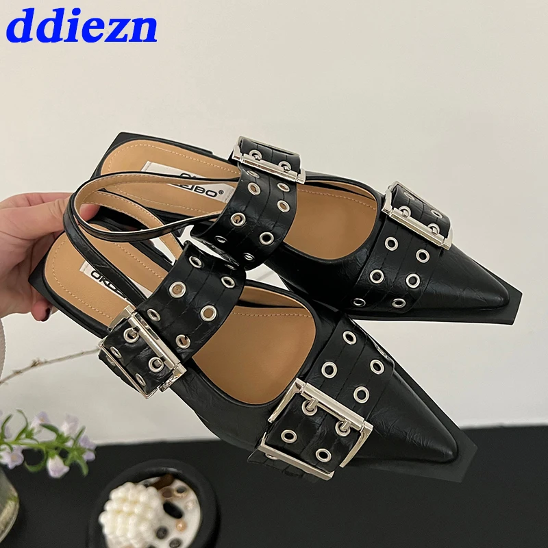 Fashion Generic Fancy Ladies Shoes Mules Flat Sandals-EU-39 @ Best Price  Online