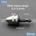 1PC(0.3-3.4mm)Silver