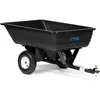 400 LB (10 Cu. Ft.) Economy Poly Dump Cart for Lawn Tractor 1