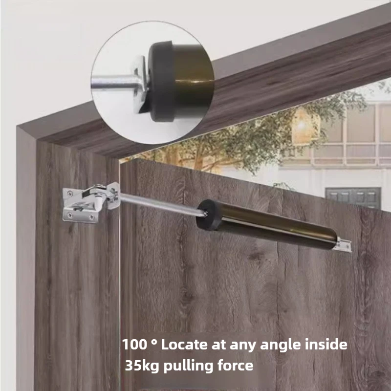 Pneumatic Door Closer, Pneumatic Simplified Household Fire Door, Automatic Door Closing Mechanism, er Positioning Rebound