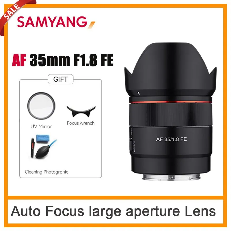 Samyang Af 35Mm F1.8 Fe Obiettivo Grande Apertura Per Sony E/Fe A7Riii A7 Pk Viltrox 7Artisans Yongnuo Obiettivo Full-Frame Messa A Fuoco Automatica