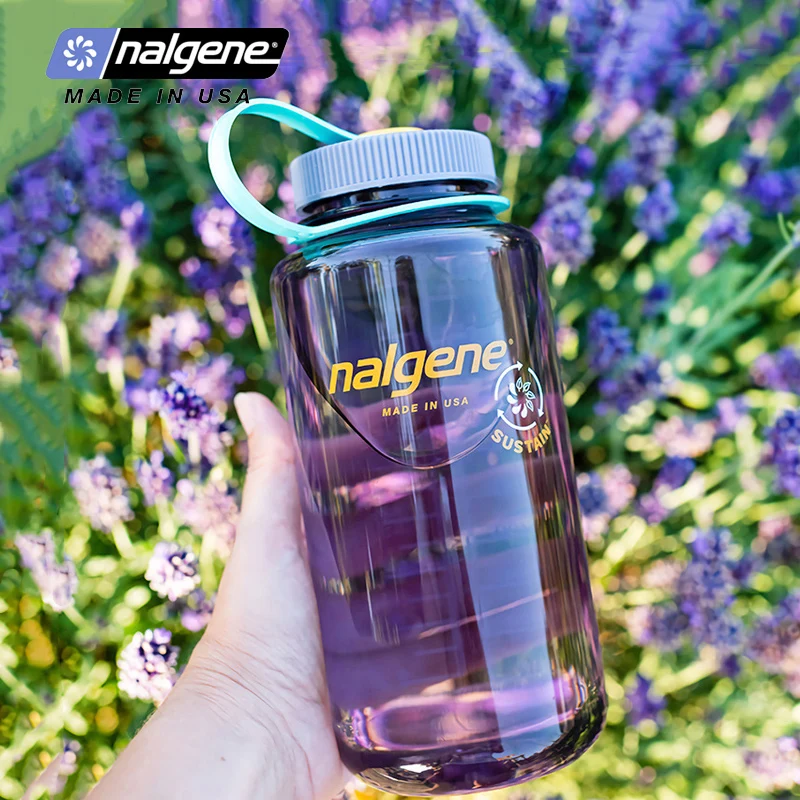 Nalgene 와이드 입구 물병 500ml 1L 하이킹 캠핑 여행용 내구성 있는 누수 방지 스포츠 컵 야외용품 플라스크