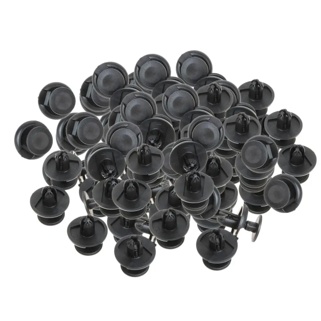 

50 Pairs Universal Car Nylon Push Pin Rivet Trim Clip Assortment