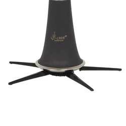 SLADE Portable Foldable Clarinet Stand - Black Metal Support (Black)