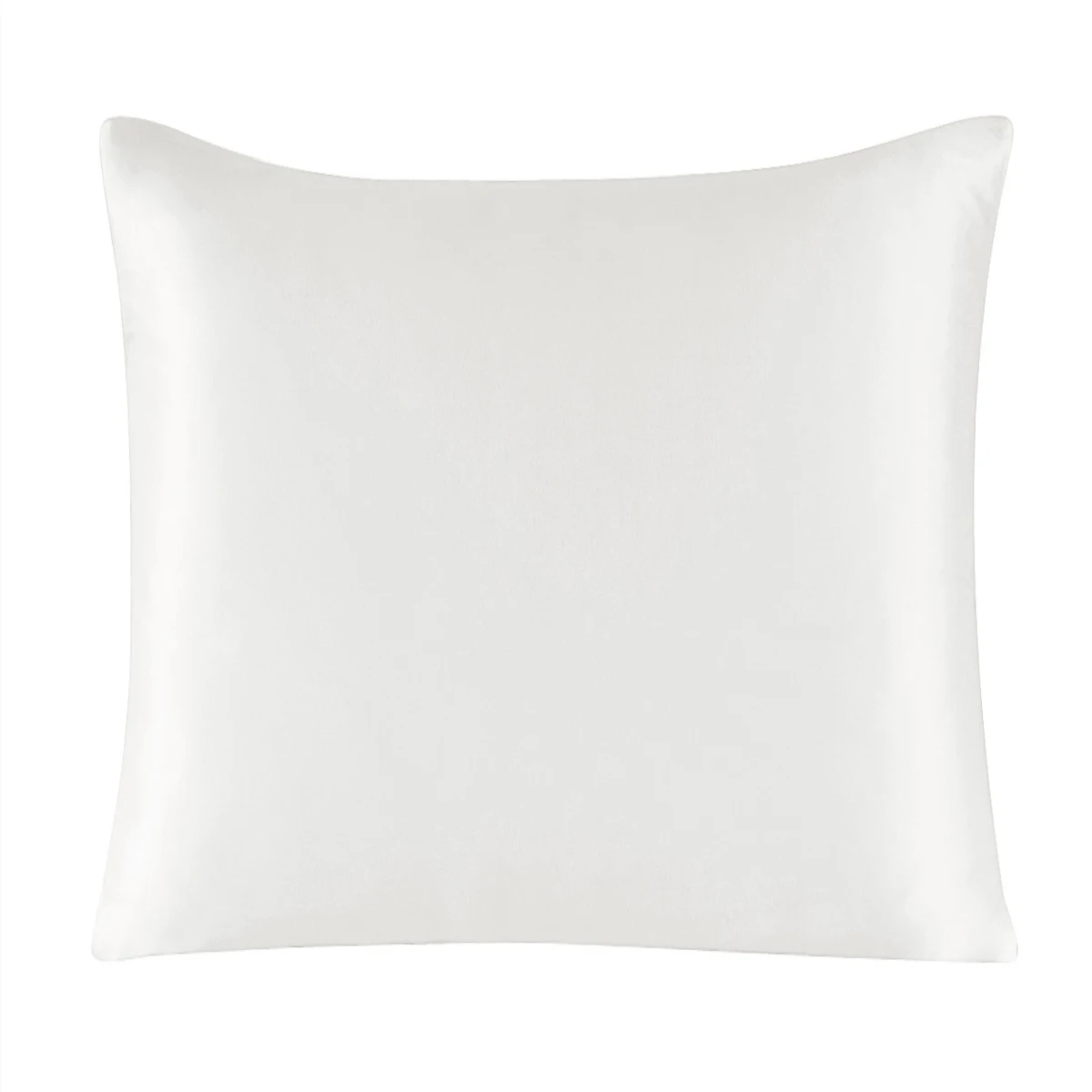 Luxurious Pure Silk Pillowcase with Zipper - Solid Multicolor, Various Sizes