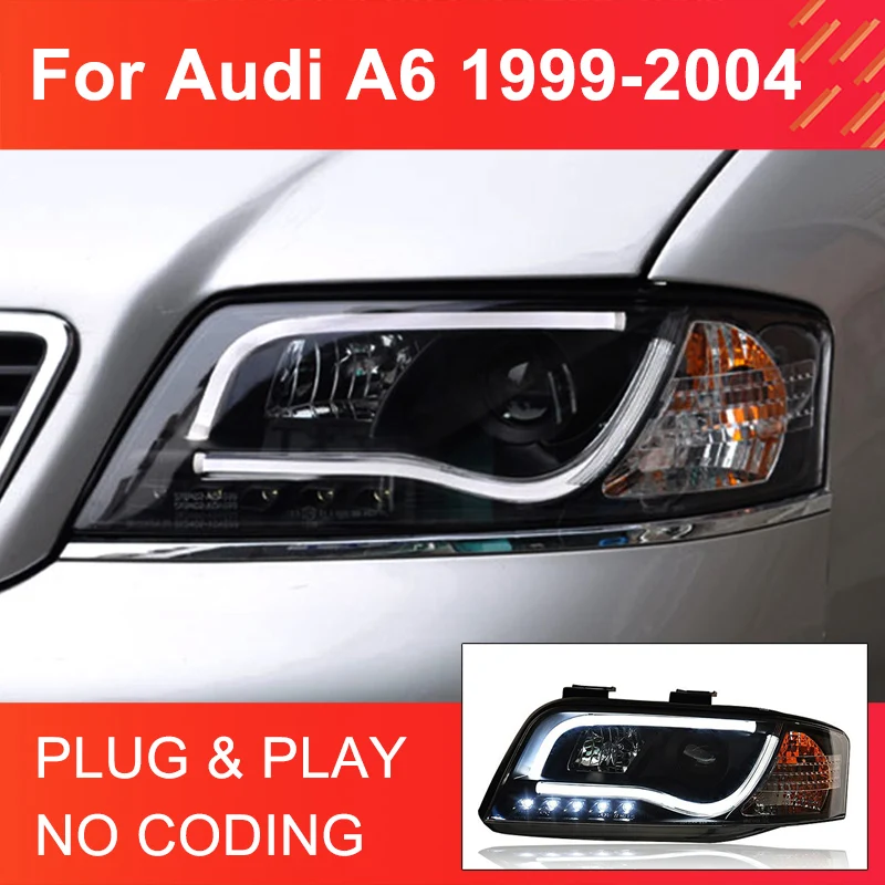 

Передняя фара в сборе для Audi A6 1999-2004, 1 пара