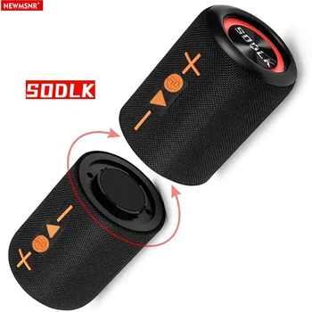 (Two In One)20W Shock Bass Cool Light Effect Portable Bluetooth Speaker Stereo Surround Wireless Subwoofer Boombox Home Karaoke