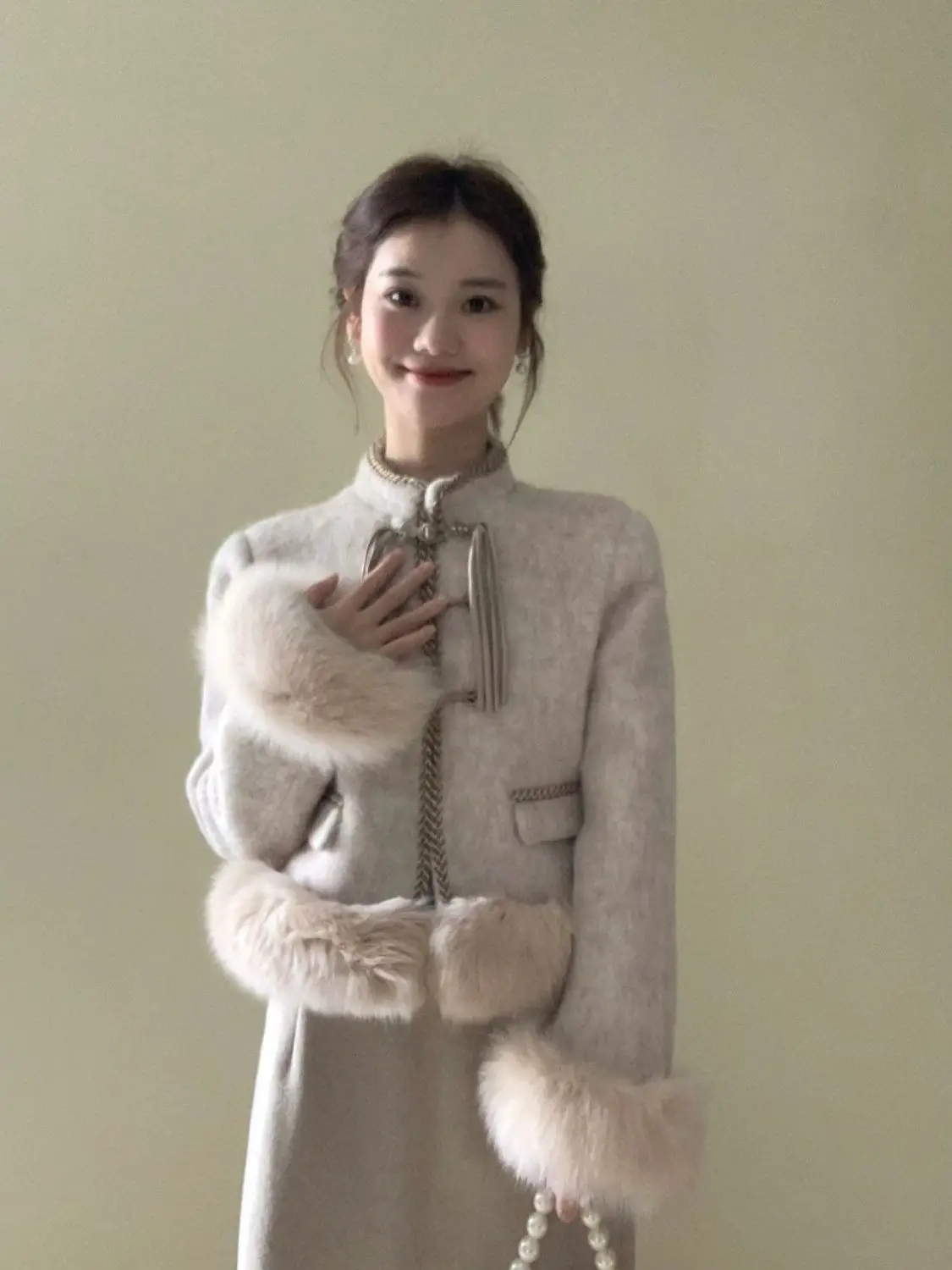 

UNXX 2023 New Chic Suit Set for Women Lady Autumn Winter Petite Stylish Short Jacket Skirt - High-end Small Dress Two-piece Set