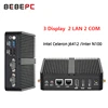Industrial Mini PC Intel Celeron J6412 8GB DDR4 128GB M.2 NVMe SSD 2x COM RS232 2x GbE LAN 3x Display 4x USB Windows 10/11 Linux 1