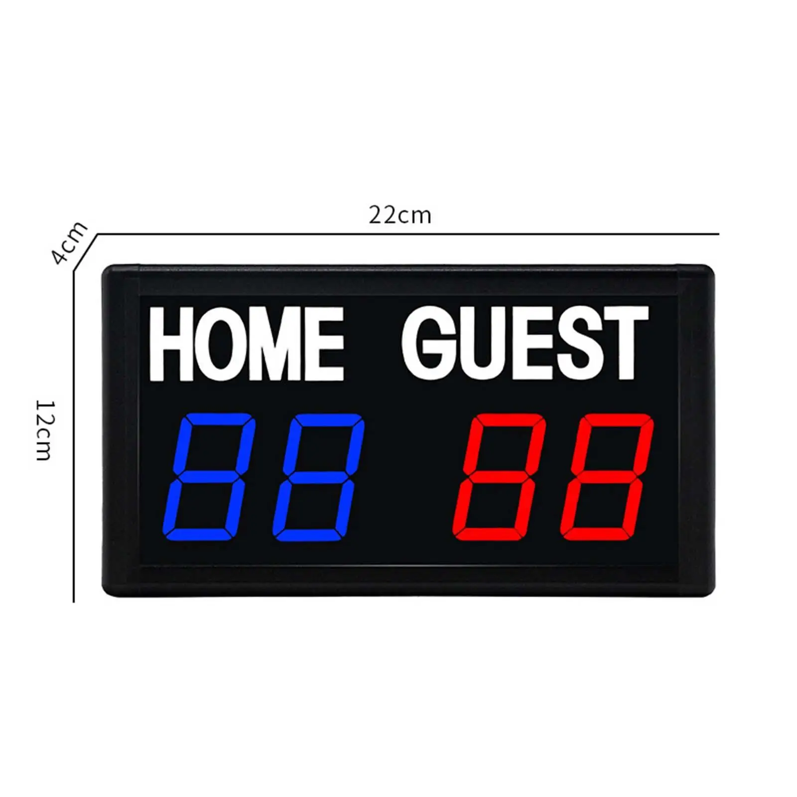 

Digital Scoreboard Score Counter Mini Electronic Scoreboard Tabletop Score Keeper for Games Sports Outdoor Competition Baseball