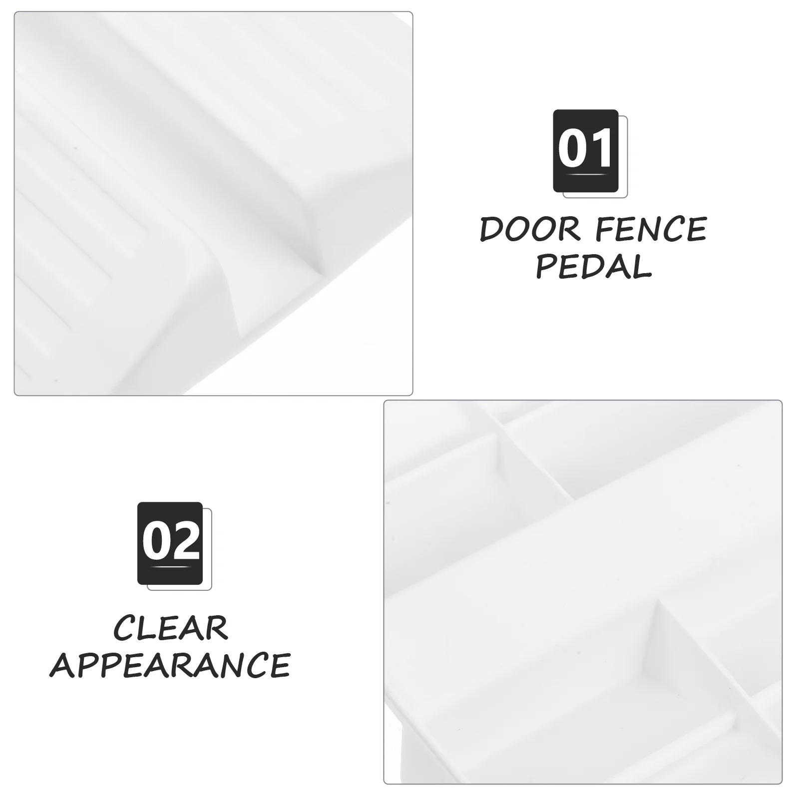 Barrier Safety Door Rail Accessories Baby Gate for Stairs No Drill Oval Child Stopper