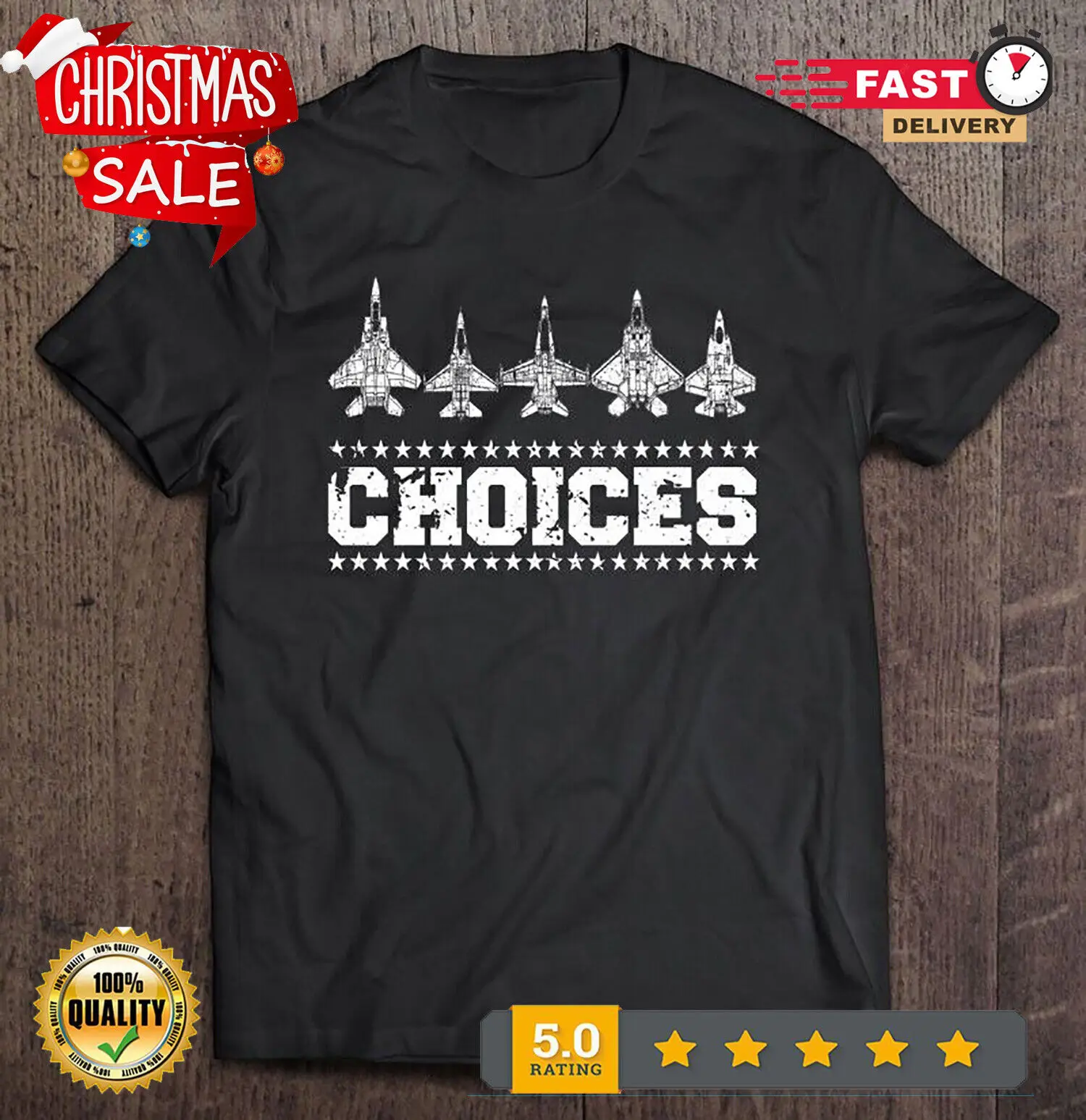 Scelte F-15 F-16 F-18 F-22 F-35 Fighter Jet Domination T Shirt