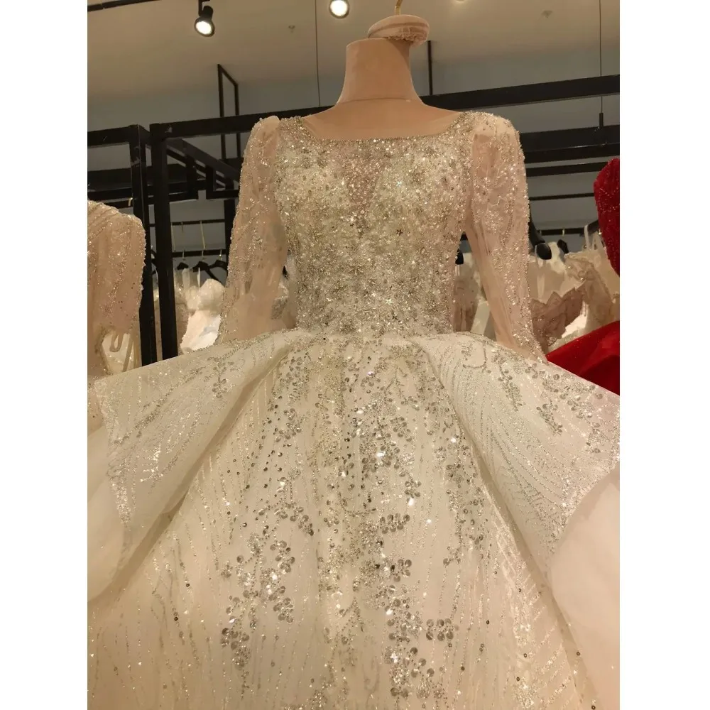 

Kisswhite XLOVE Collection instock size6 New Design Luxury Wedding Dress glitters Crystals Ball Gown