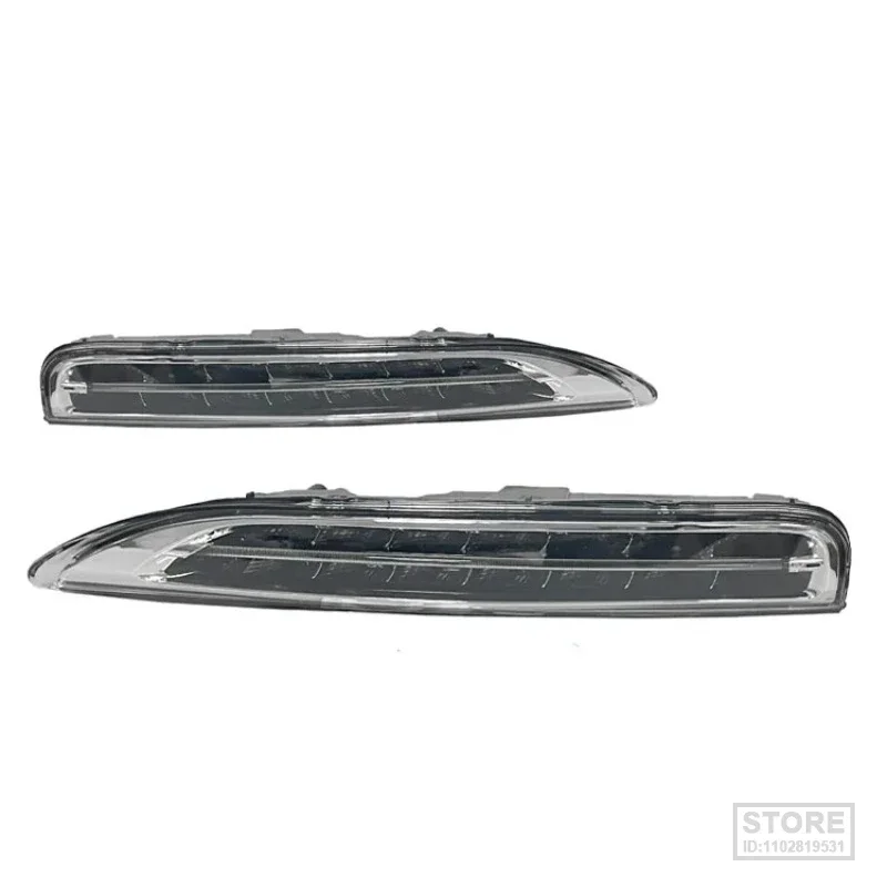 

For Porsche Cayenne 2011 95863118100 95863118200 Car Light DRL Front Bumper Daytime Running Day LED Fog Lamp